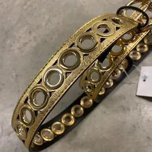 Sandro | Accessories | Sandro Gold Eyelet Belt Size | Poshmark